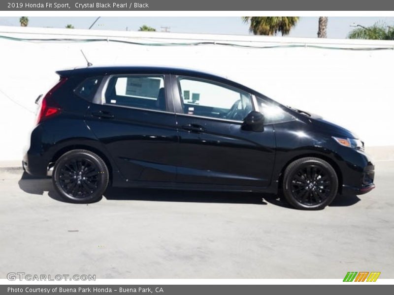 Crystal Black Pearl / Black 2019 Honda Fit Sport