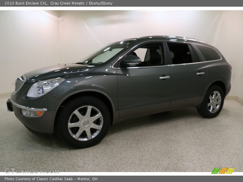Gray Green Metallic / Ebony/Ebony 2010 Buick Enclave CXL