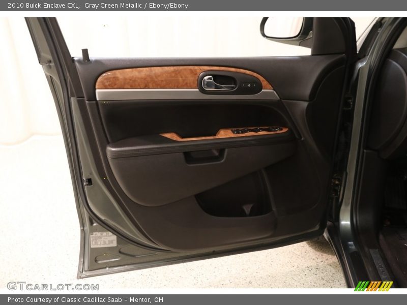 Gray Green Metallic / Ebony/Ebony 2010 Buick Enclave CXL