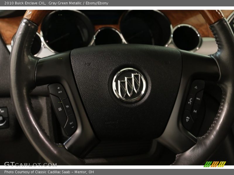 Gray Green Metallic / Ebony/Ebony 2010 Buick Enclave CXL