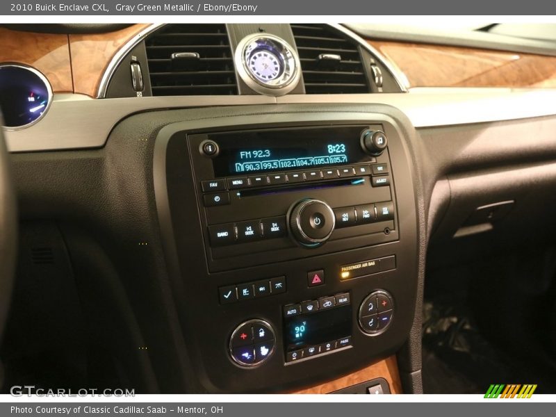 Gray Green Metallic / Ebony/Ebony 2010 Buick Enclave CXL