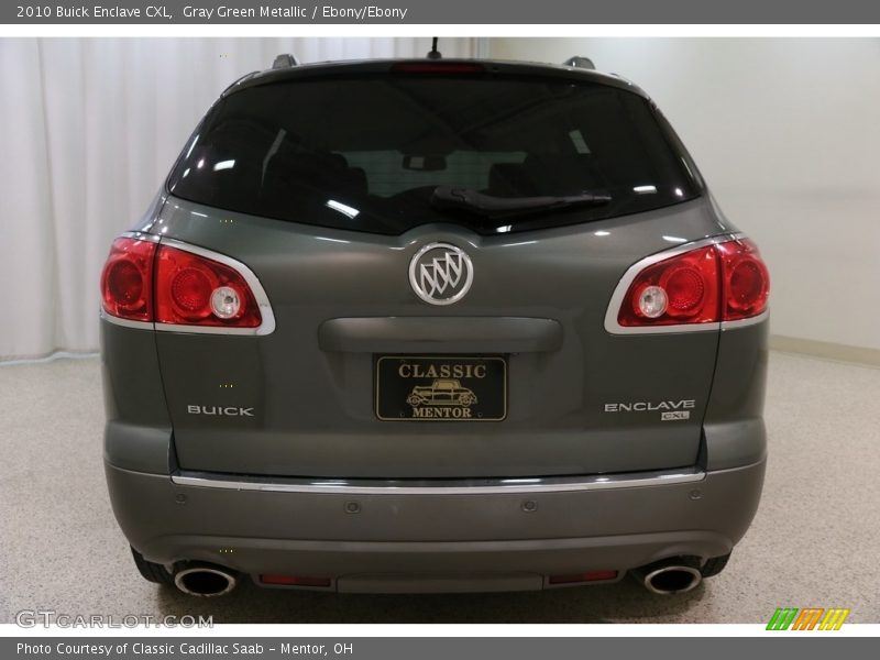 Gray Green Metallic / Ebony/Ebony 2010 Buick Enclave CXL
