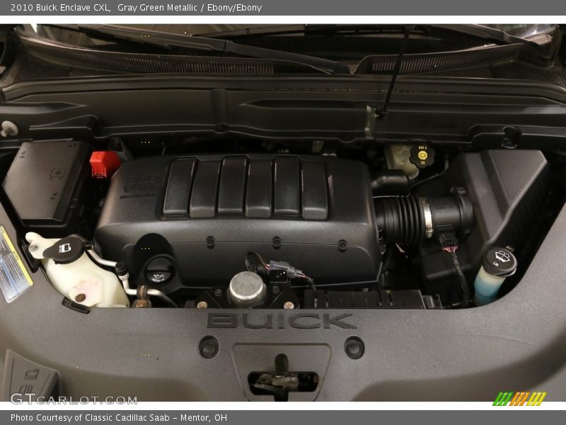 Gray Green Metallic / Ebony/Ebony 2010 Buick Enclave CXL