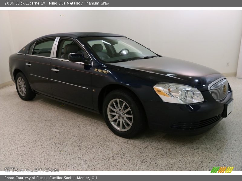 Ming Blue Metallic / Titanium Gray 2006 Buick Lucerne CX