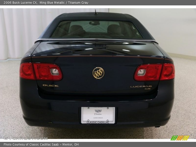 Ming Blue Metallic / Titanium Gray 2006 Buick Lucerne CX