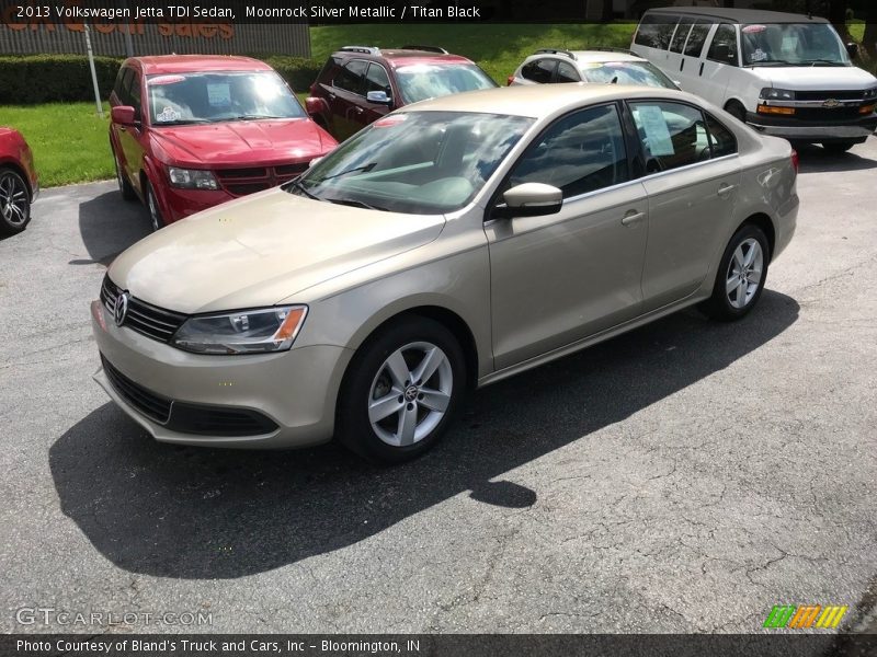 Moonrock Silver Metallic / Titan Black 2013 Volkswagen Jetta TDI Sedan