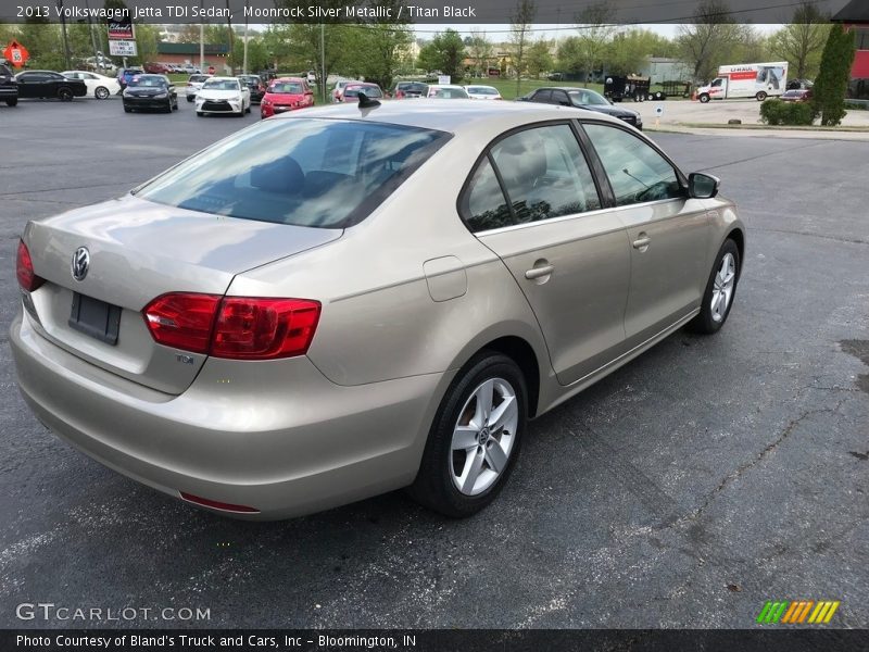 Moonrock Silver Metallic / Titan Black 2013 Volkswagen Jetta TDI Sedan