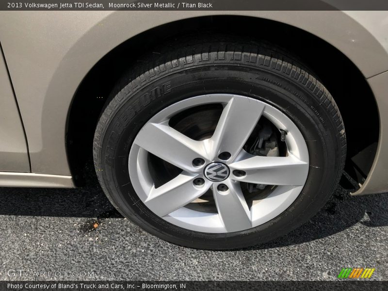 Moonrock Silver Metallic / Titan Black 2013 Volkswagen Jetta TDI Sedan