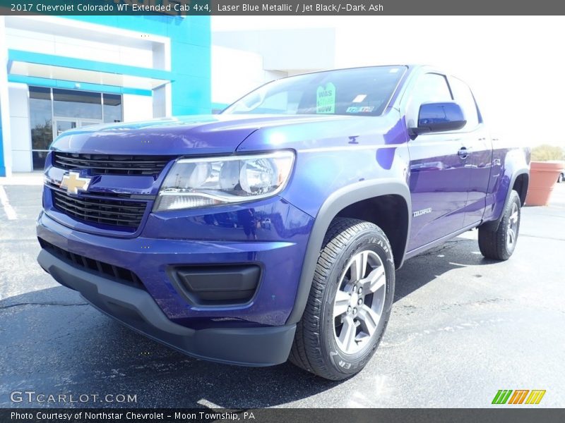 Laser Blue Metallic / Jet Black/­Dark Ash 2017 Chevrolet Colorado WT Extended Cab 4x4