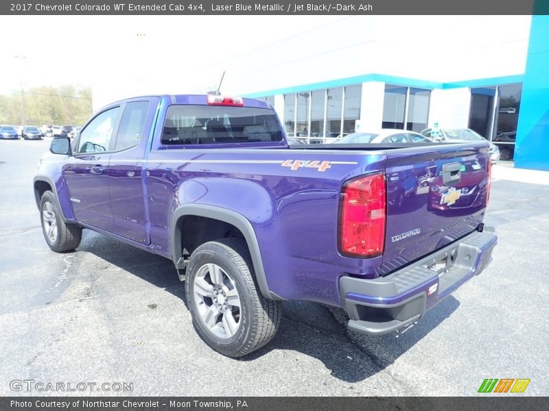 Laser Blue Metallic / Jet Black/­Dark Ash 2017 Chevrolet Colorado WT Extended Cab 4x4