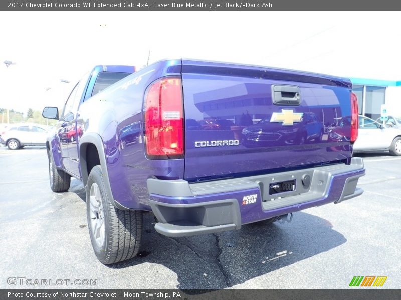 Laser Blue Metallic / Jet Black/­Dark Ash 2017 Chevrolet Colorado WT Extended Cab 4x4