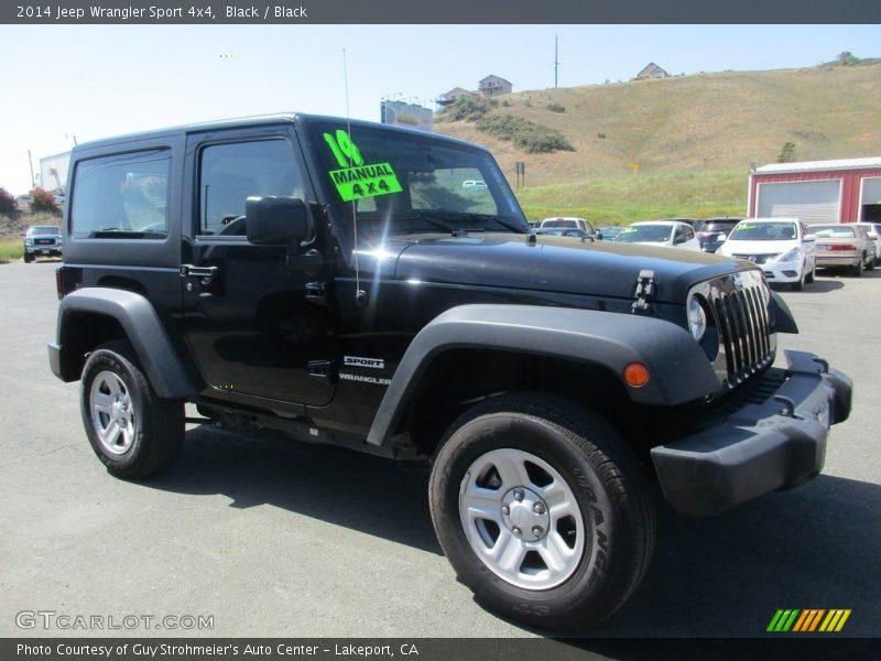 Black / Black 2014 Jeep Wrangler Sport 4x4