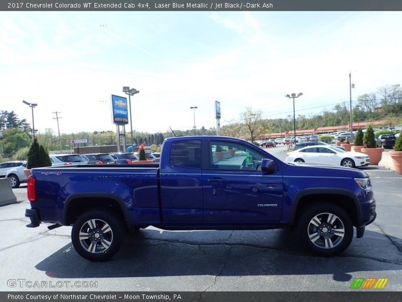 Laser Blue Metallic / Jet Black/­Dark Ash 2017 Chevrolet Colorado WT Extended Cab 4x4