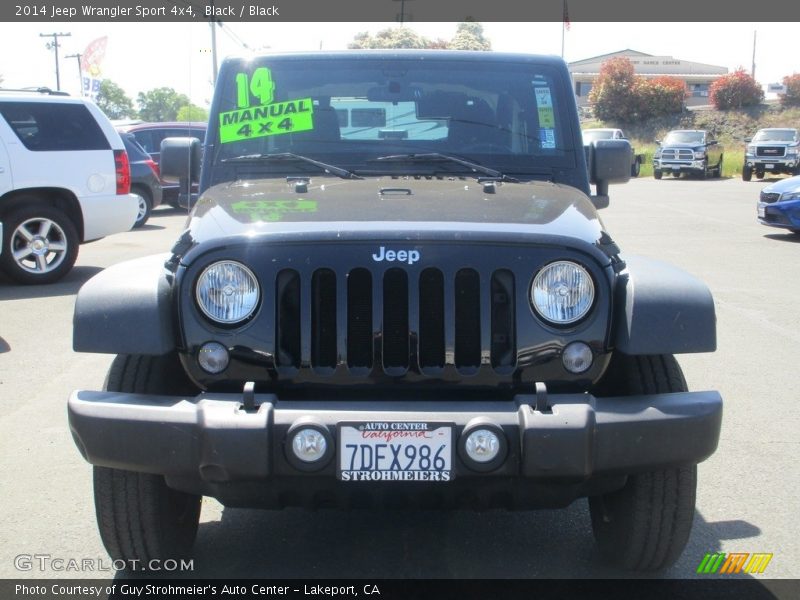 Black / Black 2014 Jeep Wrangler Sport 4x4