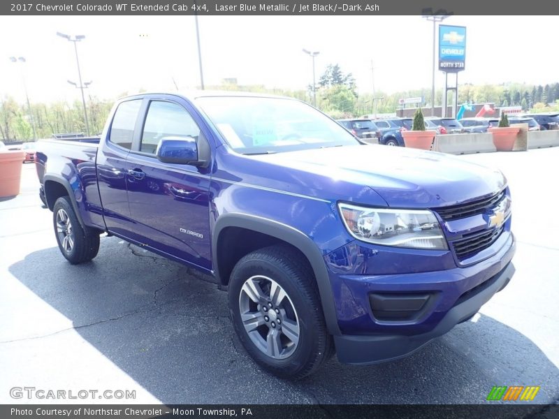 Laser Blue Metallic / Jet Black/­Dark Ash 2017 Chevrolet Colorado WT Extended Cab 4x4