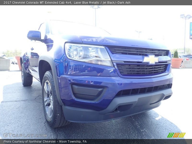Laser Blue Metallic / Jet Black/­Dark Ash 2017 Chevrolet Colorado WT Extended Cab 4x4