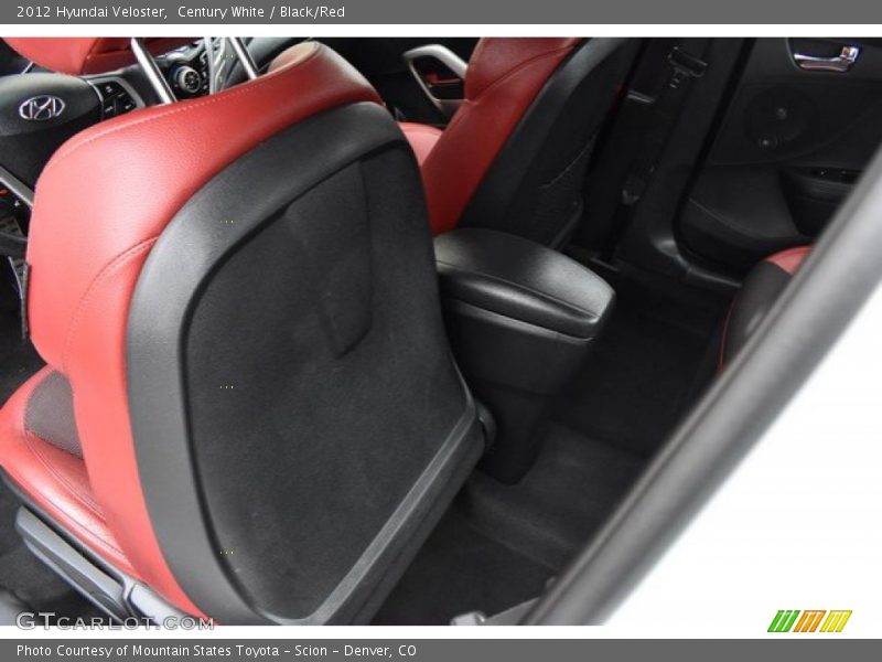 Century White / Black/Red 2012 Hyundai Veloster