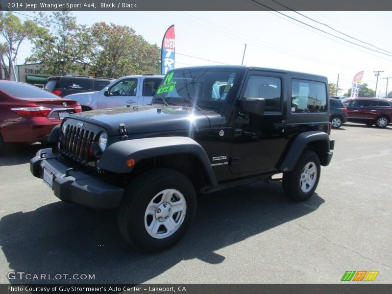 Black / Black 2014 Jeep Wrangler Sport 4x4