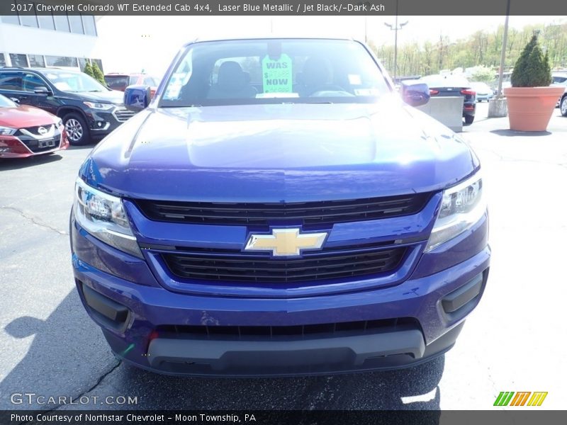 Laser Blue Metallic / Jet Black/­Dark Ash 2017 Chevrolet Colorado WT Extended Cab 4x4