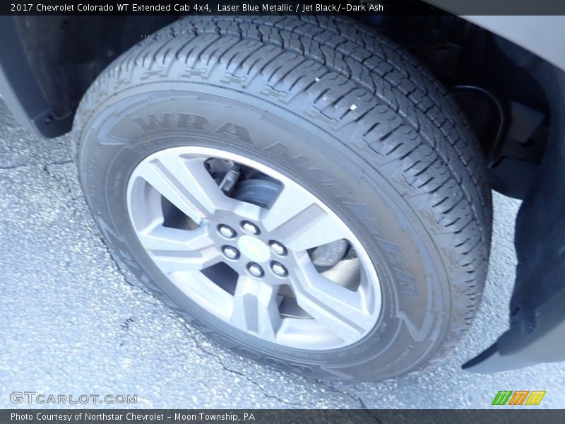 Laser Blue Metallic / Jet Black/­Dark Ash 2017 Chevrolet Colorado WT Extended Cab 4x4