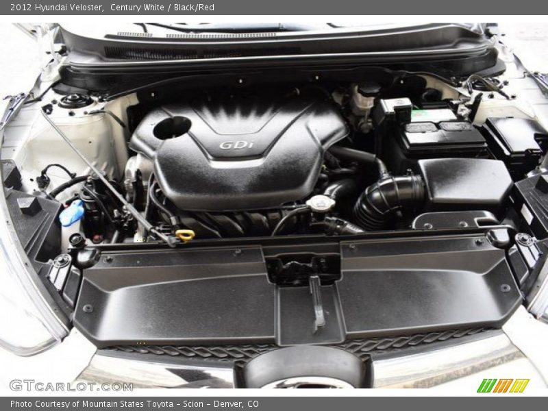 Century White / Black/Red 2012 Hyundai Veloster