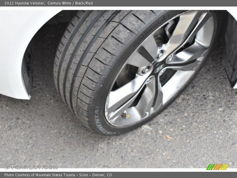 Century White / Black/Red 2012 Hyundai Veloster