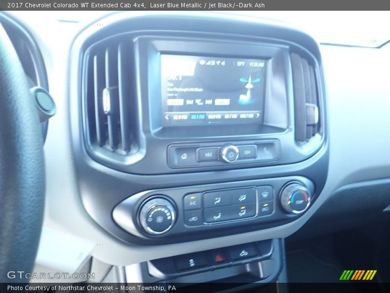 Laser Blue Metallic / Jet Black/­Dark Ash 2017 Chevrolet Colorado WT Extended Cab 4x4