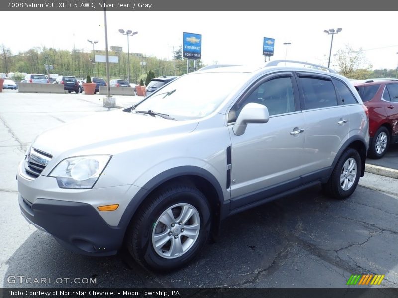Silver Pearl / Gray 2008 Saturn VUE XE 3.5 AWD
