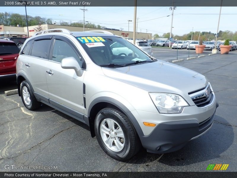 Silver Pearl / Gray 2008 Saturn VUE XE 3.5 AWD