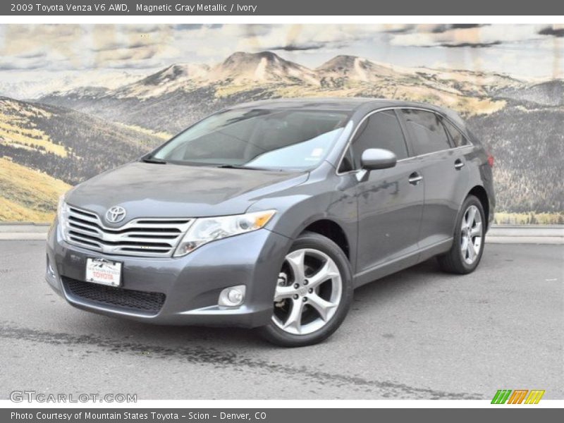 Magnetic Gray Metallic / Ivory 2009 Toyota Venza V6 AWD