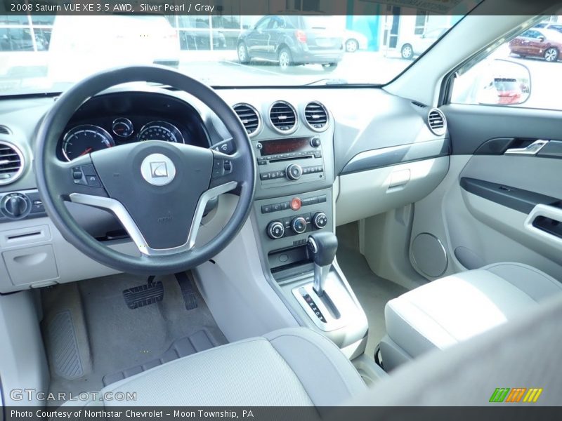 Silver Pearl / Gray 2008 Saturn VUE XE 3.5 AWD