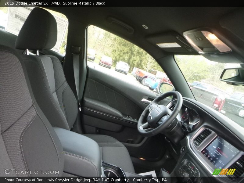 Sublime Metallic / Black 2019 Dodge Charger SXT AWD