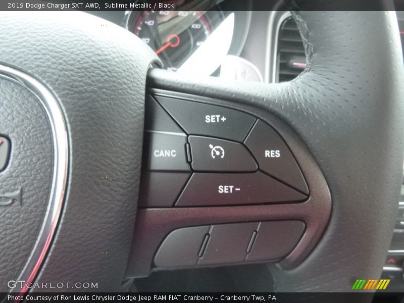 Sublime Metallic / Black 2019 Dodge Charger SXT AWD