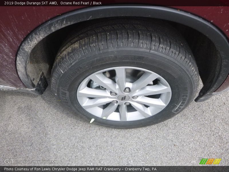 Octane Red Pearl / Black 2019 Dodge Durango SXT AWD