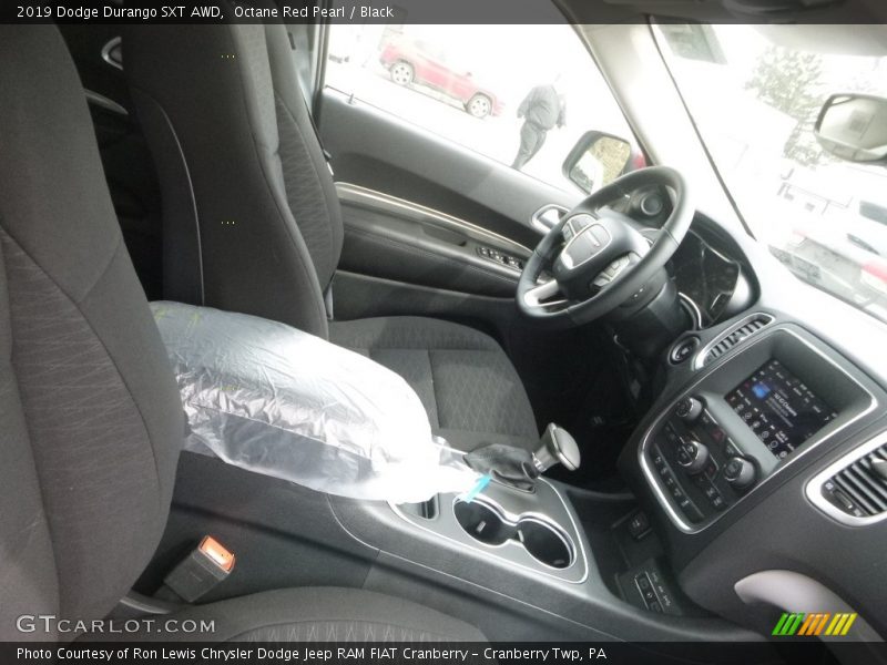 Octane Red Pearl / Black 2019 Dodge Durango SXT AWD