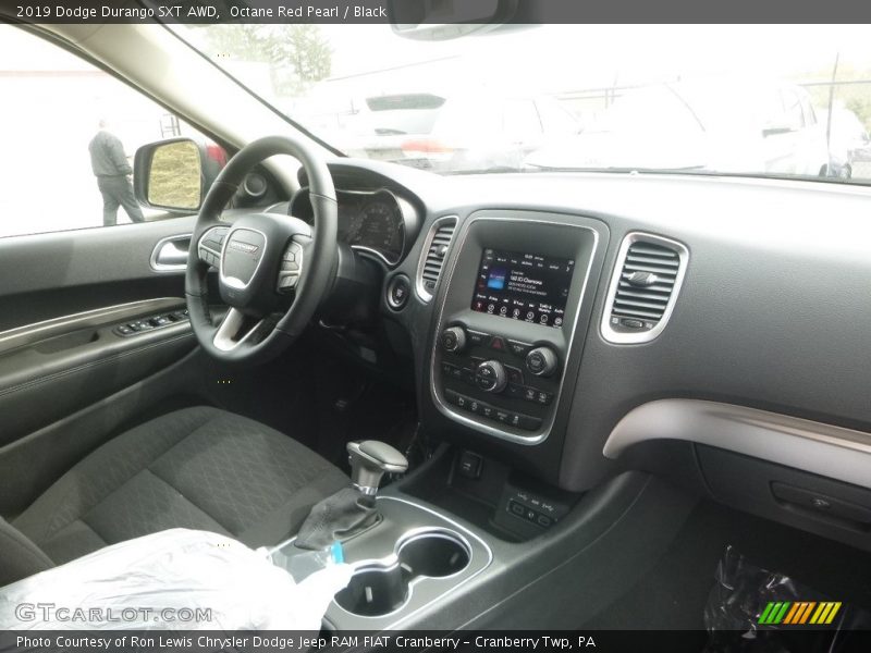 Octane Red Pearl / Black 2019 Dodge Durango SXT AWD