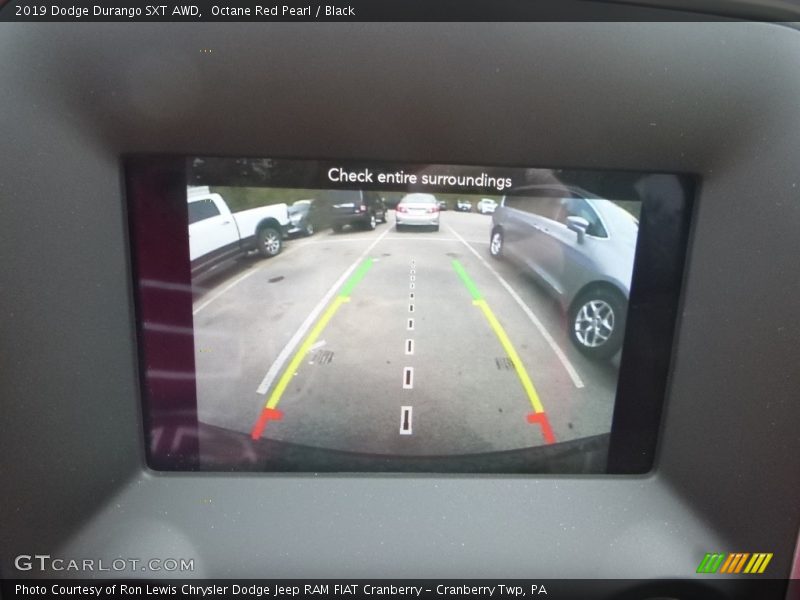 Octane Red Pearl / Black 2019 Dodge Durango SXT AWD