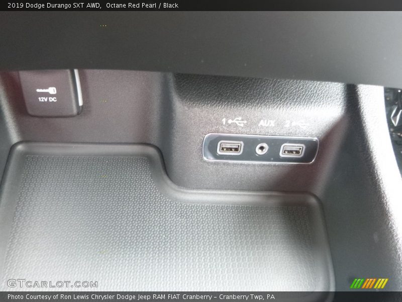 Octane Red Pearl / Black 2019 Dodge Durango SXT AWD