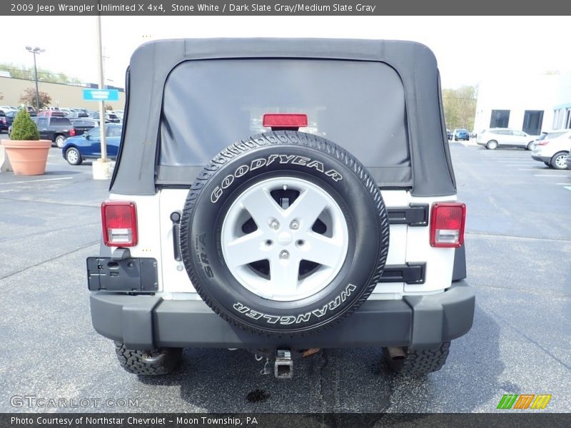 Stone White / Dark Slate Gray/Medium Slate Gray 2009 Jeep Wrangler Unlimited X 4x4