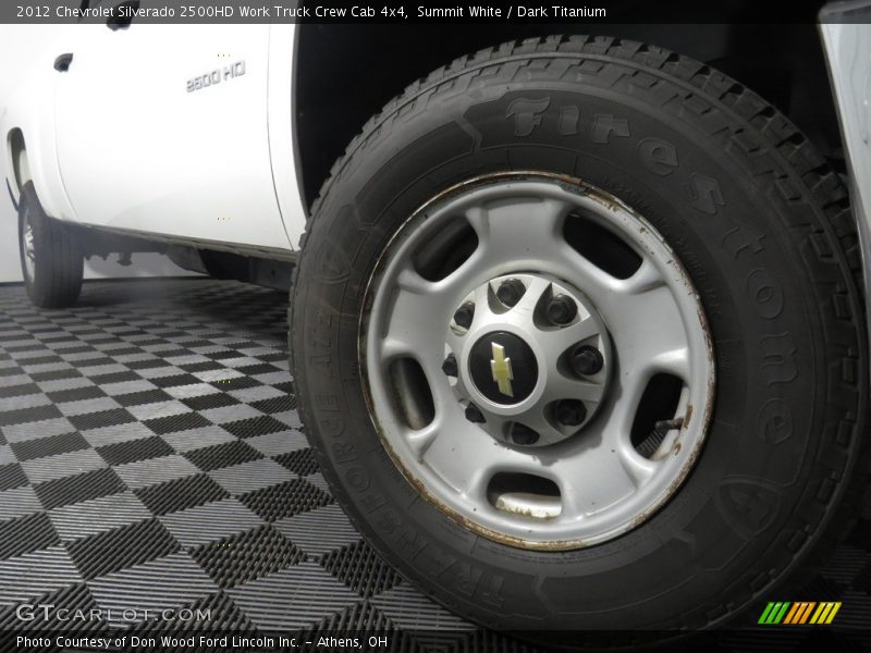 Summit White / Dark Titanium 2012 Chevrolet Silverado 2500HD Work Truck Crew Cab 4x4