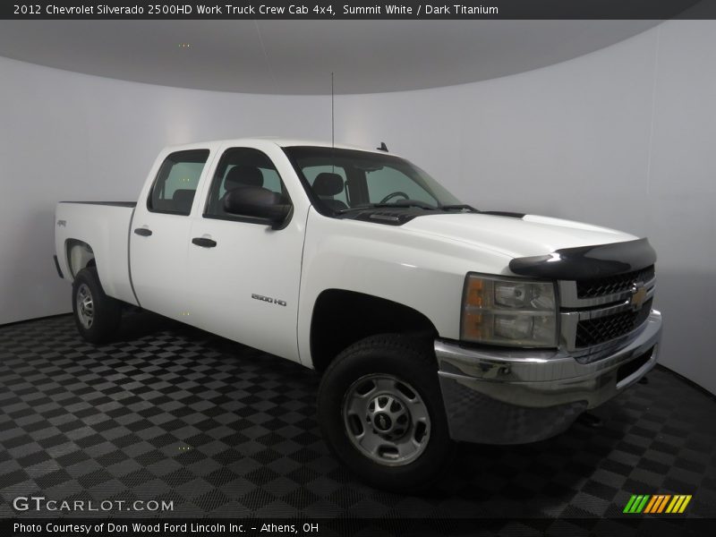 Summit White / Dark Titanium 2012 Chevrolet Silverado 2500HD Work Truck Crew Cab 4x4