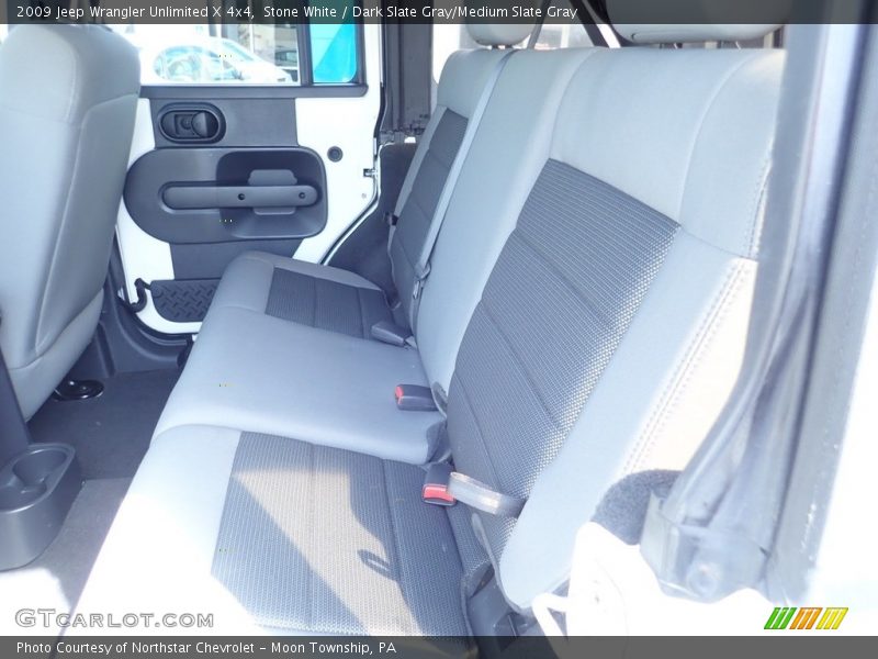Stone White / Dark Slate Gray/Medium Slate Gray 2009 Jeep Wrangler Unlimited X 4x4