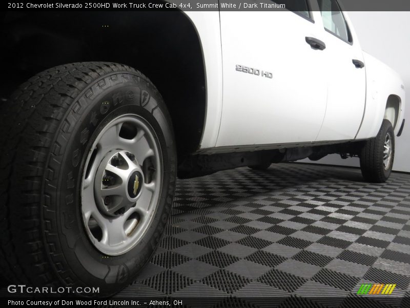 Summit White / Dark Titanium 2012 Chevrolet Silverado 2500HD Work Truck Crew Cab 4x4