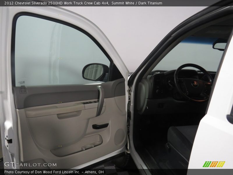 Summit White / Dark Titanium 2012 Chevrolet Silverado 2500HD Work Truck Crew Cab 4x4
