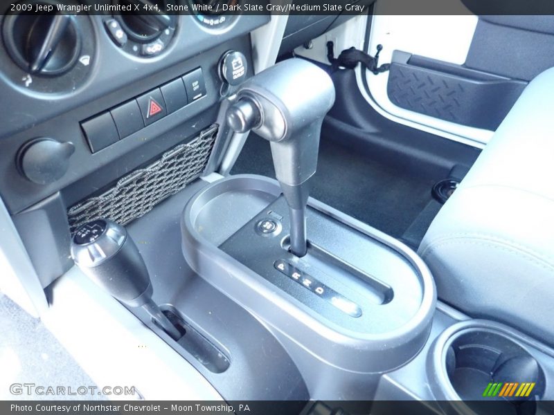 Stone White / Dark Slate Gray/Medium Slate Gray 2009 Jeep Wrangler Unlimited X 4x4