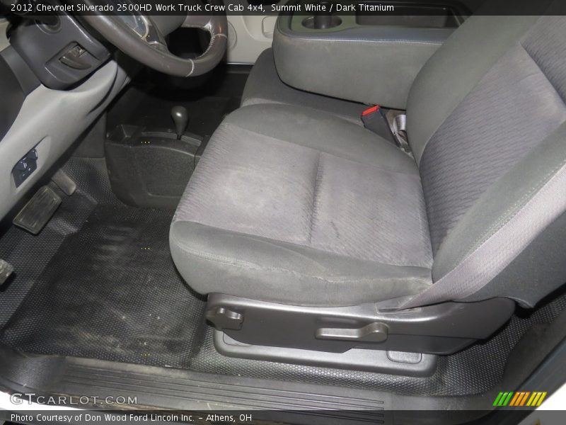 Summit White / Dark Titanium 2012 Chevrolet Silverado 2500HD Work Truck Crew Cab 4x4