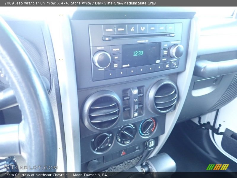 Stone White / Dark Slate Gray/Medium Slate Gray 2009 Jeep Wrangler Unlimited X 4x4