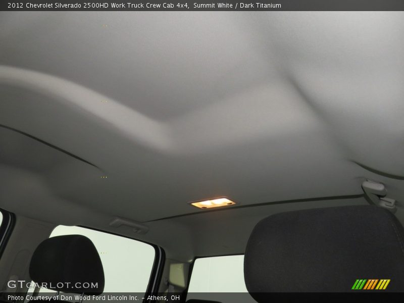 Summit White / Dark Titanium 2012 Chevrolet Silverado 2500HD Work Truck Crew Cab 4x4