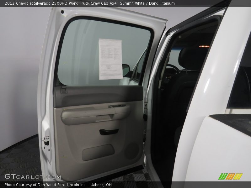 Summit White / Dark Titanium 2012 Chevrolet Silverado 2500HD Work Truck Crew Cab 4x4