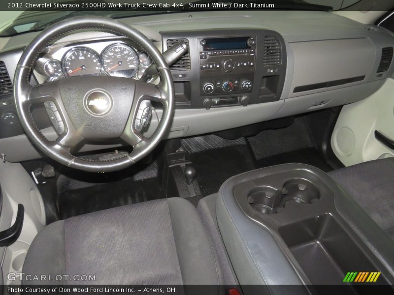 Summit White / Dark Titanium 2012 Chevrolet Silverado 2500HD Work Truck Crew Cab 4x4